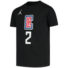 NBA Kawhi Leonard LA Clippers Jordan Brand Youth Statement Edition Name & Number T-Shirt