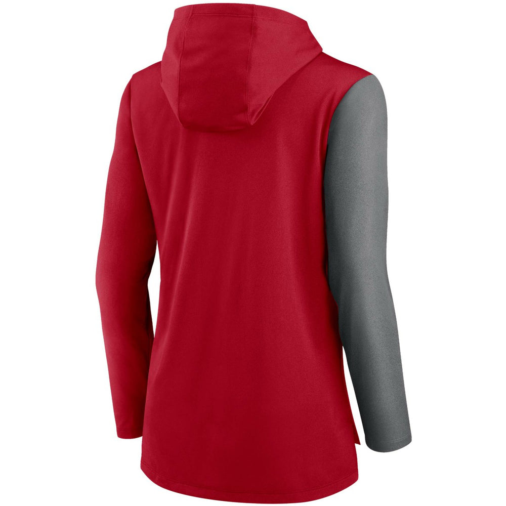 Women's Chevron Hoodie Performance Long Sleeve T-Shirt - Tampa Bay Buccaneers