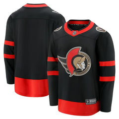 NHL Black Ottawa Senators Fanatics Home Breakaway Jersey