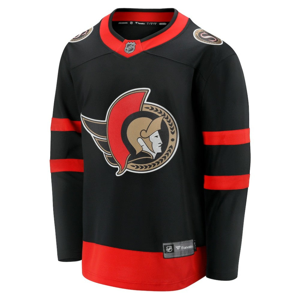 NHL Black Ottawa Senators Fanatics Home Breakaway Jersey