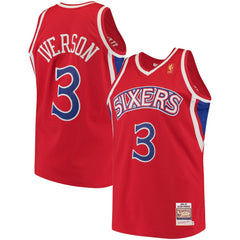 NBA Allen Iverson Philadelphia 76ers 1996/97 Hardwood Classics Authentic Jersey