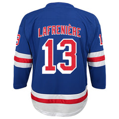 NHL Blue Alexis Lafreniere New York Rangers Youth Home Replica Player Jersey