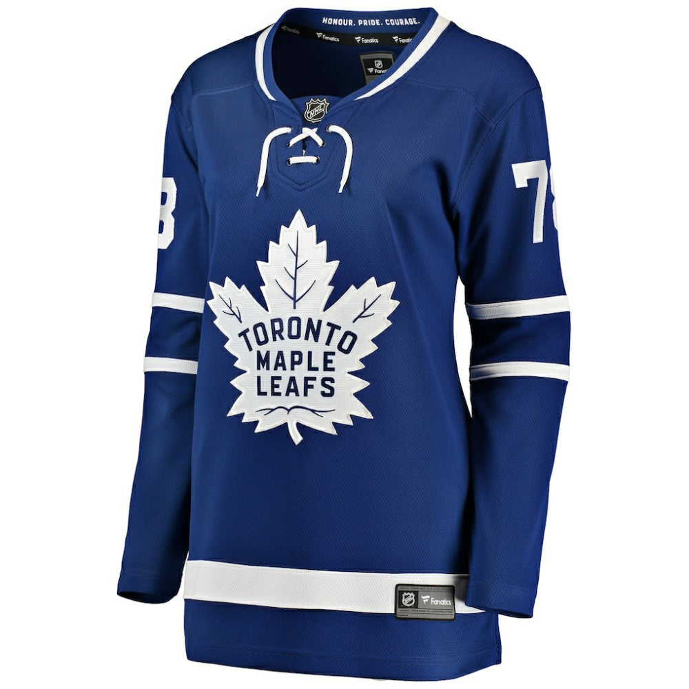 NHL Blue TJ Brodie Toronto Maple Leafs Fanatics Women's Breakaway Player Jersey