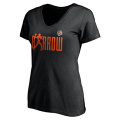 Joe Burrow  Women's Checkdown V-Neck T-Shirt - Cincinnati Bengals
