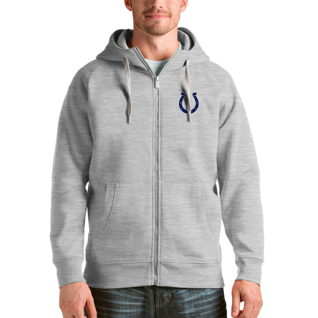Antigua Victory Full-Zip Hoodie - Indianapolis Colts