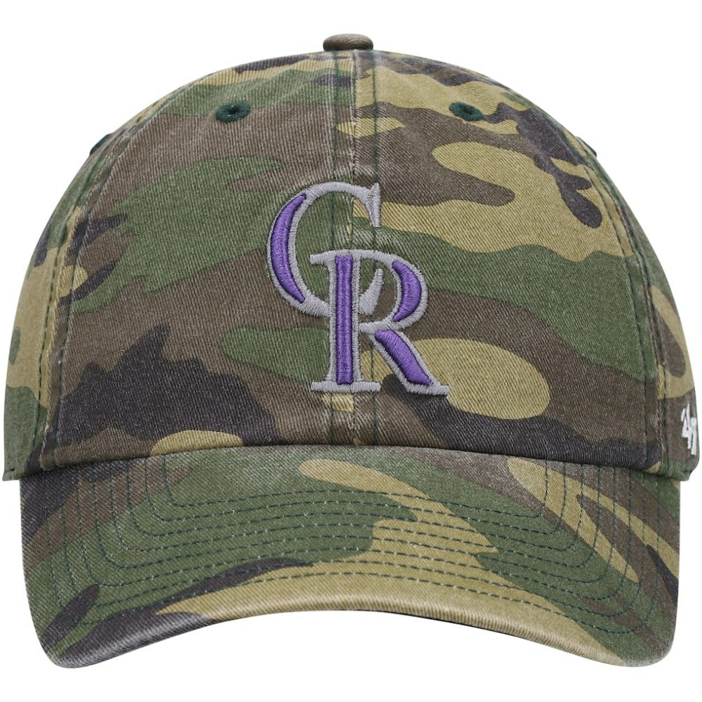 MLB Colorado Rockies '47 Team Clean Up Adjustable Hat