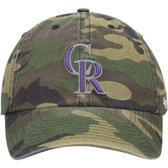 MLB Colorado Rockies '47 Team Clean Up Adjustable Hat