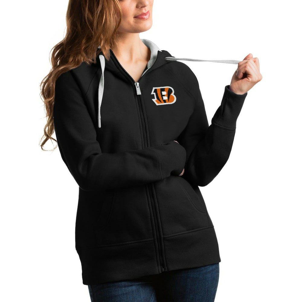 Antigua Women's Victory Full-Zip Hoodie - Cincinnati Bengals