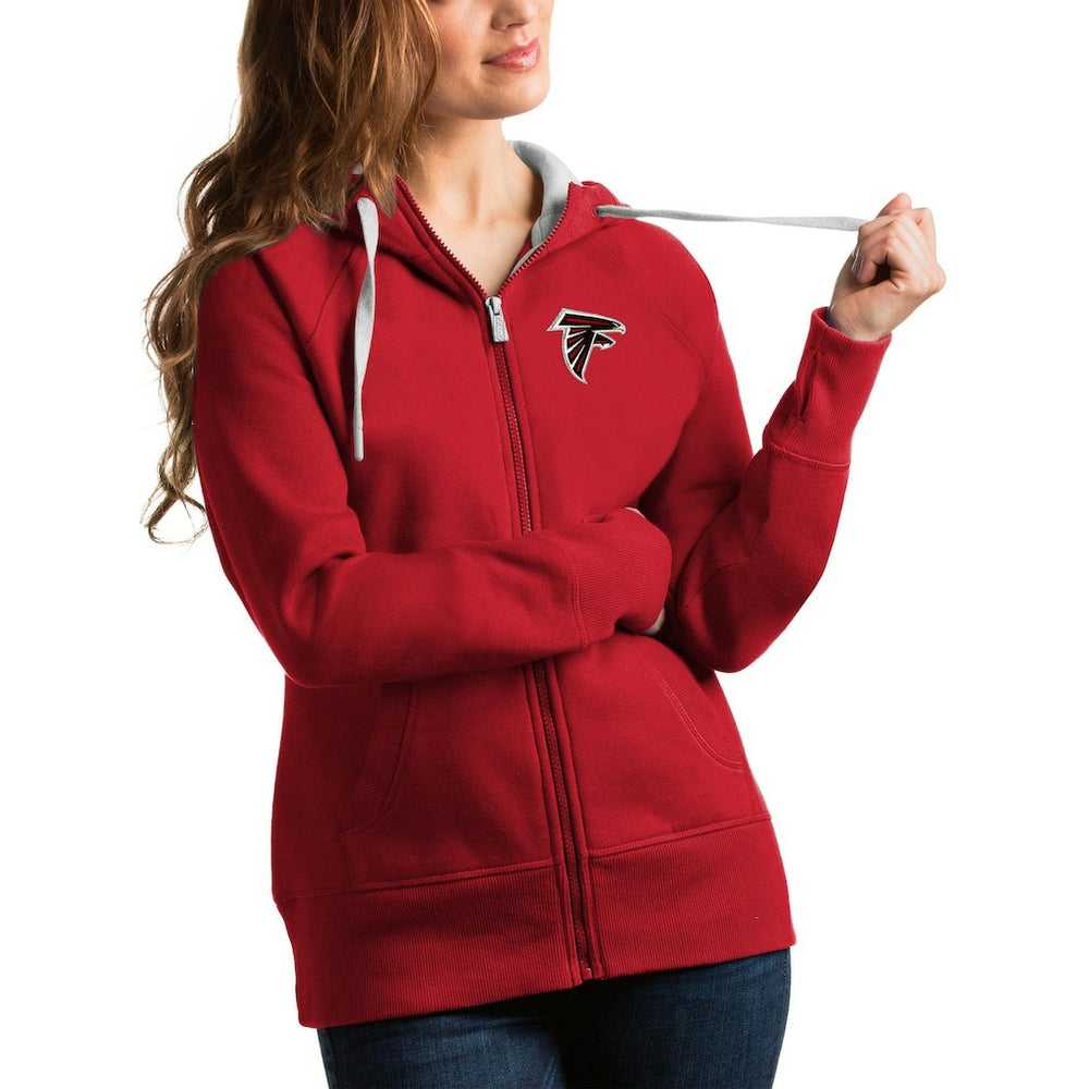 Antigua Women's Victory Full-Zip Hoodie - Atlanta Falcons