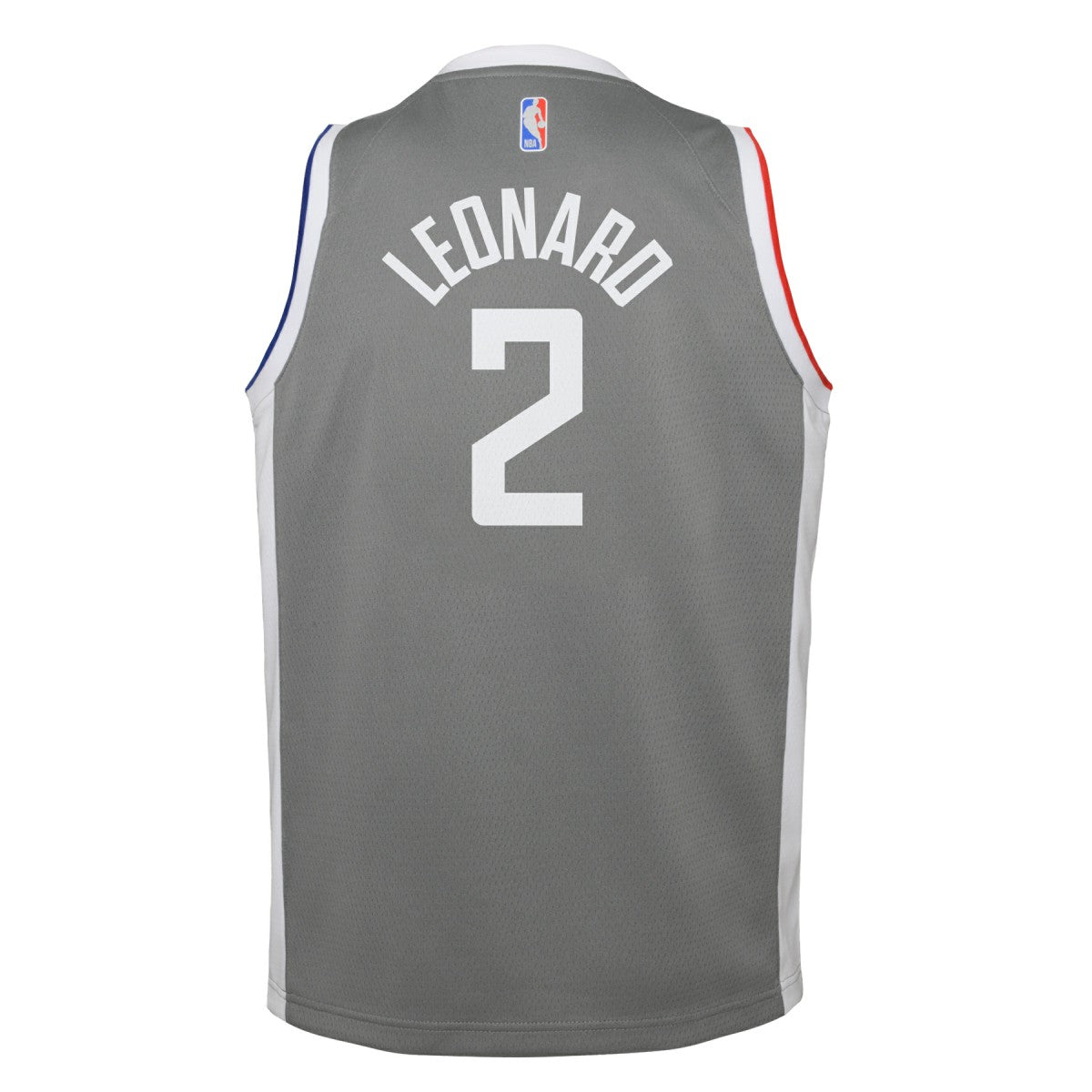 NBA Kawhi Leonard LA Clippers Youth 2020/21 Swingman Player Jersey Gray