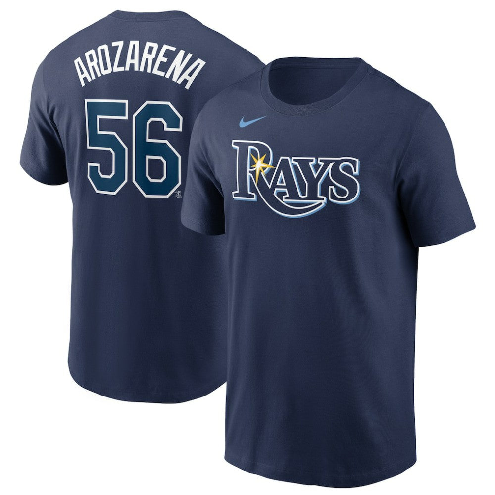 MLB Randy Arozarena Tampa Bay Rays Nike Name & Number T-Shirt