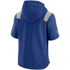 Sideline Showout Short Sleeve Full-Zip Hoodie - New York Giants