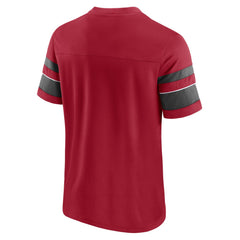 Textured Hashmark V-Neck T-Shirt - Tampa Bay Buccaneers