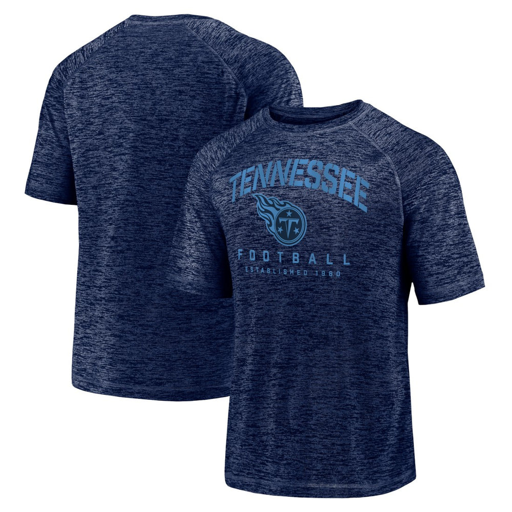 Shade Battle Ready Raglan Space-Dye T-Shirt - Tennessee Titans
