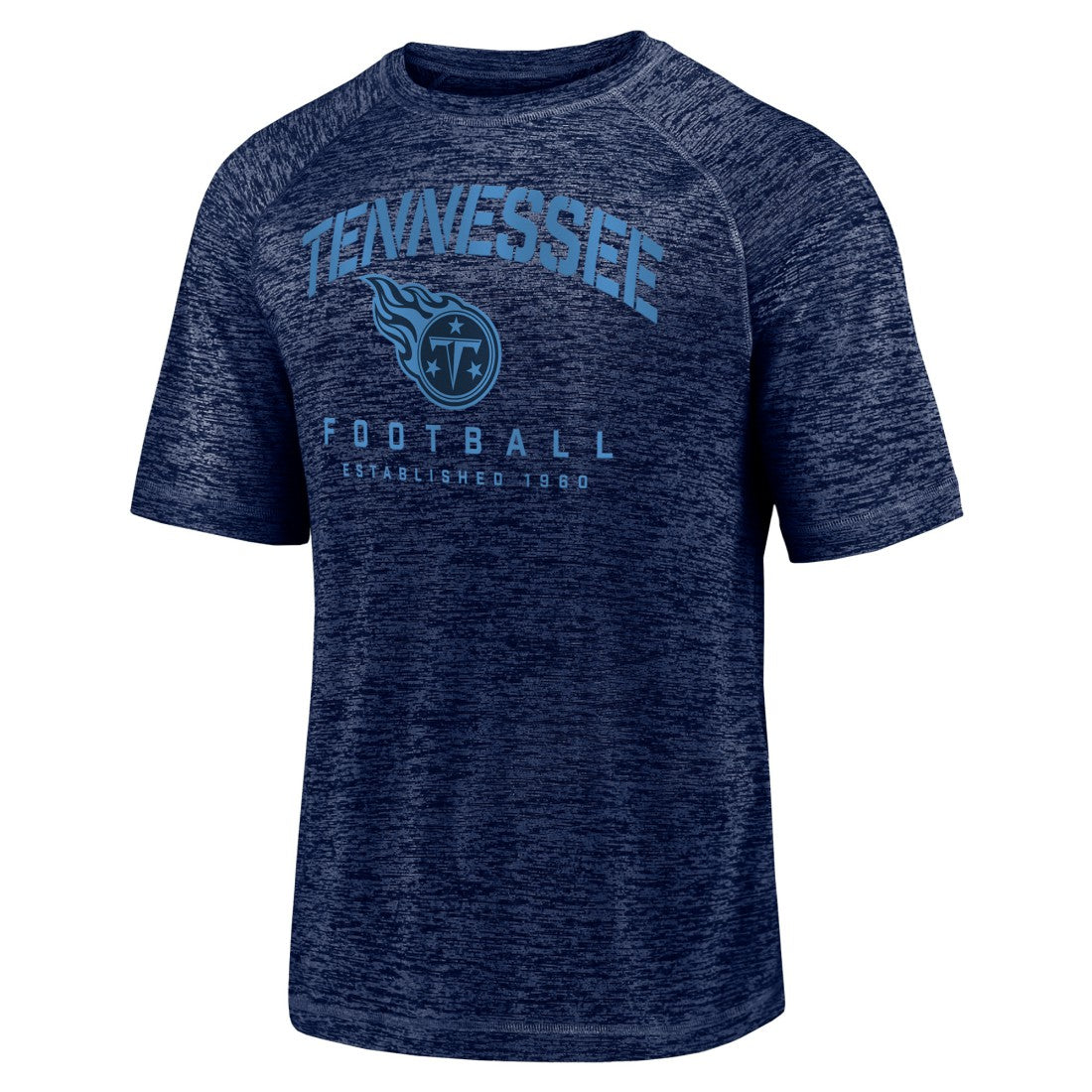 Shade Battle Ready Raglan Space-Dye T-Shirt - Tennessee Titans