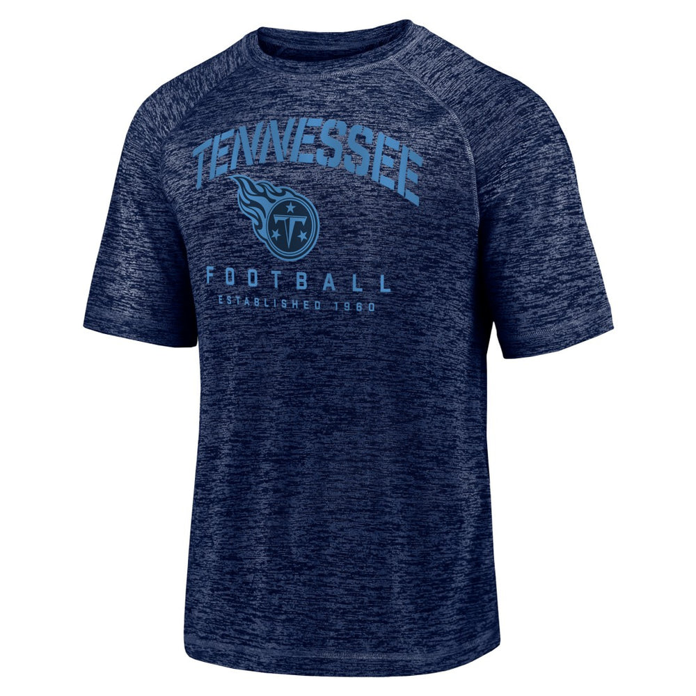 Shade Battle Ready Raglan Space-Dye T-Shirt - Tennessee Titans