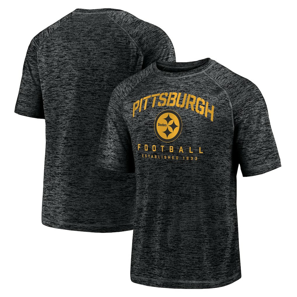 Shade Battle Ready Raglan Space-Dye T-Shirt - Pittsburgh Steelers