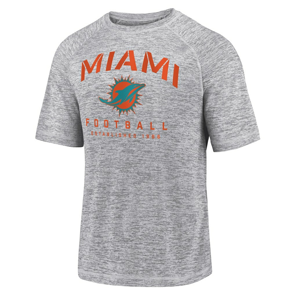 Shade Battle Ready Raglan Space-Dye T-Shirt - Miami Dolphins