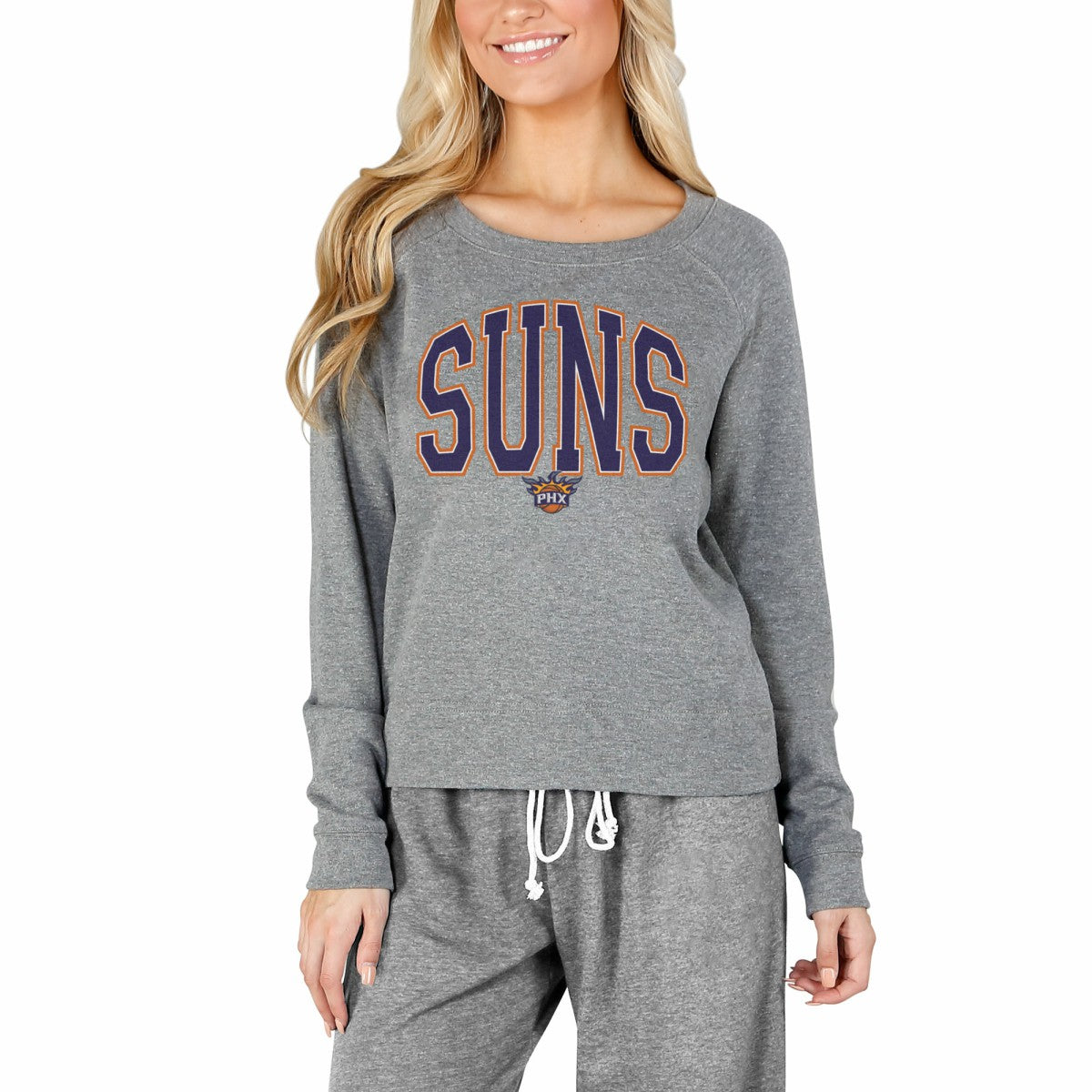 NBA Phoenix Suns Concepts Sport Women's Mainstream Terry Long Sleeve Top