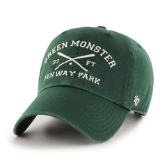 MLB Boston Red Sox '47 Green Monster Crossed Bat Clean Up Adjustable Hat