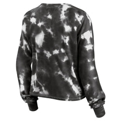 MLB Chicago White Sox Fanatics Women's Tie-Dye V-Neck Pullover Cropped Tee