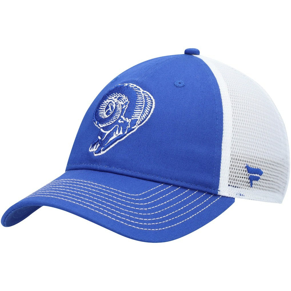 Fundamental Vintage Trucker Unstructured Adjustable Hat - Los Angeles Rams