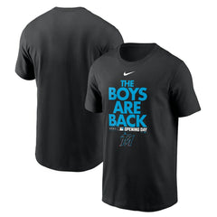 MLB Miami Marlins Nike 2021 Opening Day Phrase T-Shirt