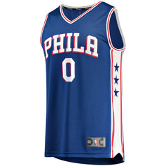 NBA Tyrese Maxey Philadelphia 76ers Fast Replica Jersey Royal