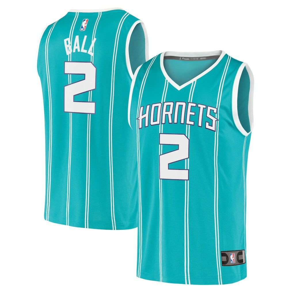 NBA LaMelo Ball Charlotte Hornets Fast Break Replica Jersey Teal