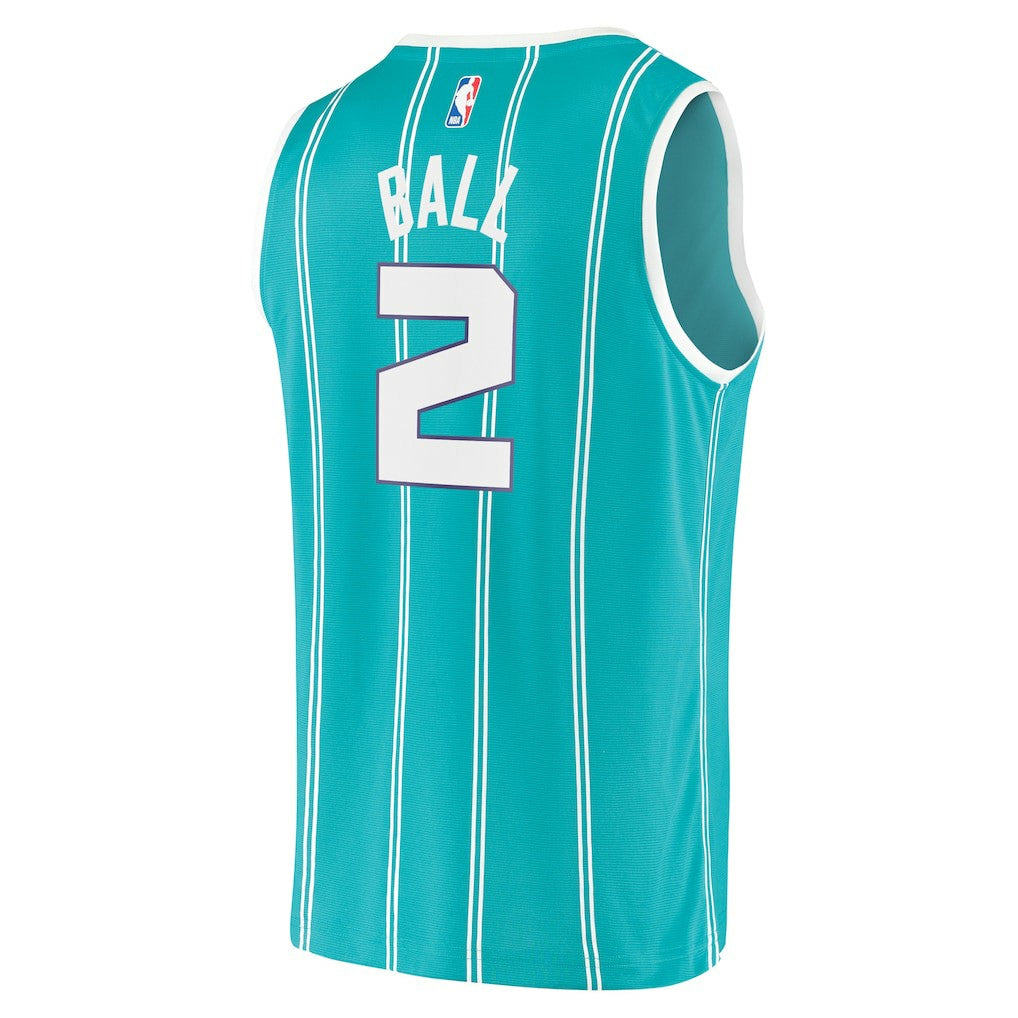 NBA LaMelo Ball Charlotte Hornets Fast Break Replica Jersey Teal
