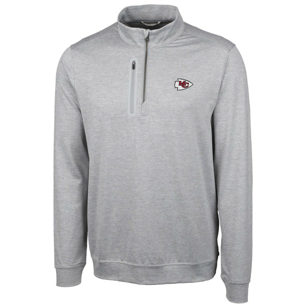 Cutter & Buck Stealth Quarter-Zip Jacket - Kansas City Chiefs