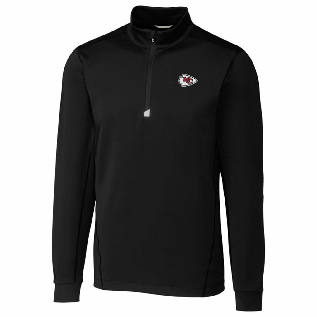 Cutter & Buck Traverse Quarter-Zip Pullover Jacket - Kansas City Chiefs