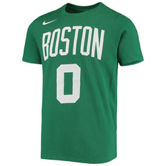 NBA Jayson Tatum Boston Celtics Youth Logo Name & Number Performance T-Shirt