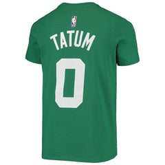 NBA Jayson Tatum Boston Celtics Youth Logo Name & Number Performance T-Shirt