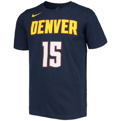 NBA Nikola Jokic Denver Nuggets Youth Logo Name & Number Performance T-Shirt sale