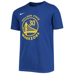 NBA Stephen Curry Golden State Warriors Youth Logo Name & Number Performance T-Shirt sale
