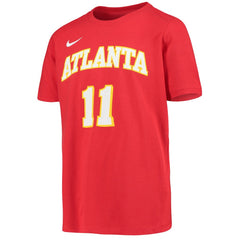 NBA Trae Young Atlanta Hawks Youth Logo Name & Number Performance T-Shirt