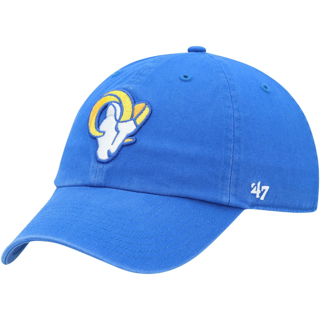 '47 Clean Up Primary Logo Adjustable Hat - Los Angeles Rams