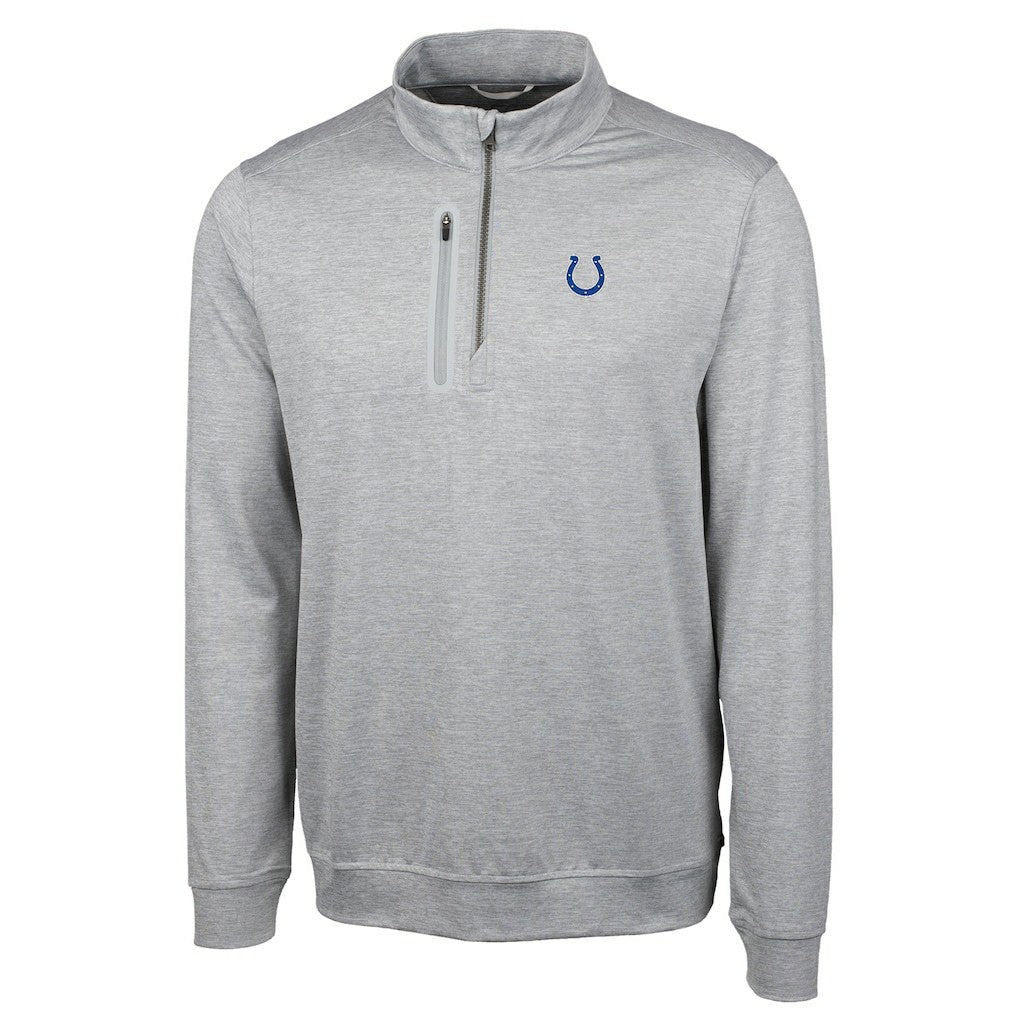 Cutter & Buck Big & Tall Stealth Quarter-Zip Pullover Jacket - Indianapolis Colts
