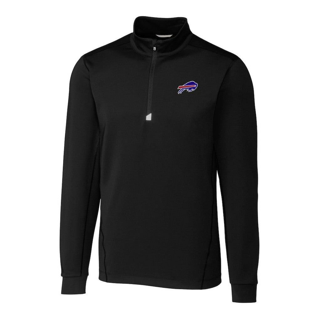 Cutter & Buck Big & Tall Traverse Quarter-Zip Pullover Jacket - Buffalo Bills
