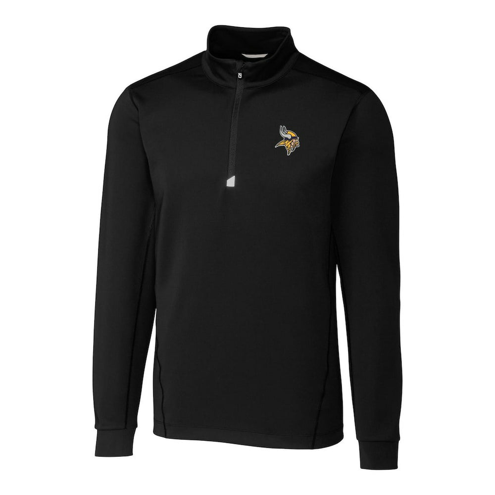 Cutter & Buck Big & Tall Traverse Quarter-Zip Pullover Jacket - Minnesota Vikings