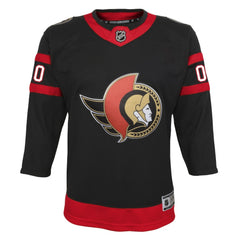 NHL Black Ottawa Senators Youth Home Custom Premier Jersey