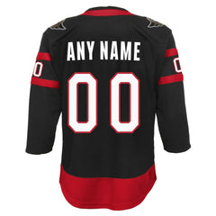 NHL Black Ottawa Senators Youth Home Custom Premier Jersey
