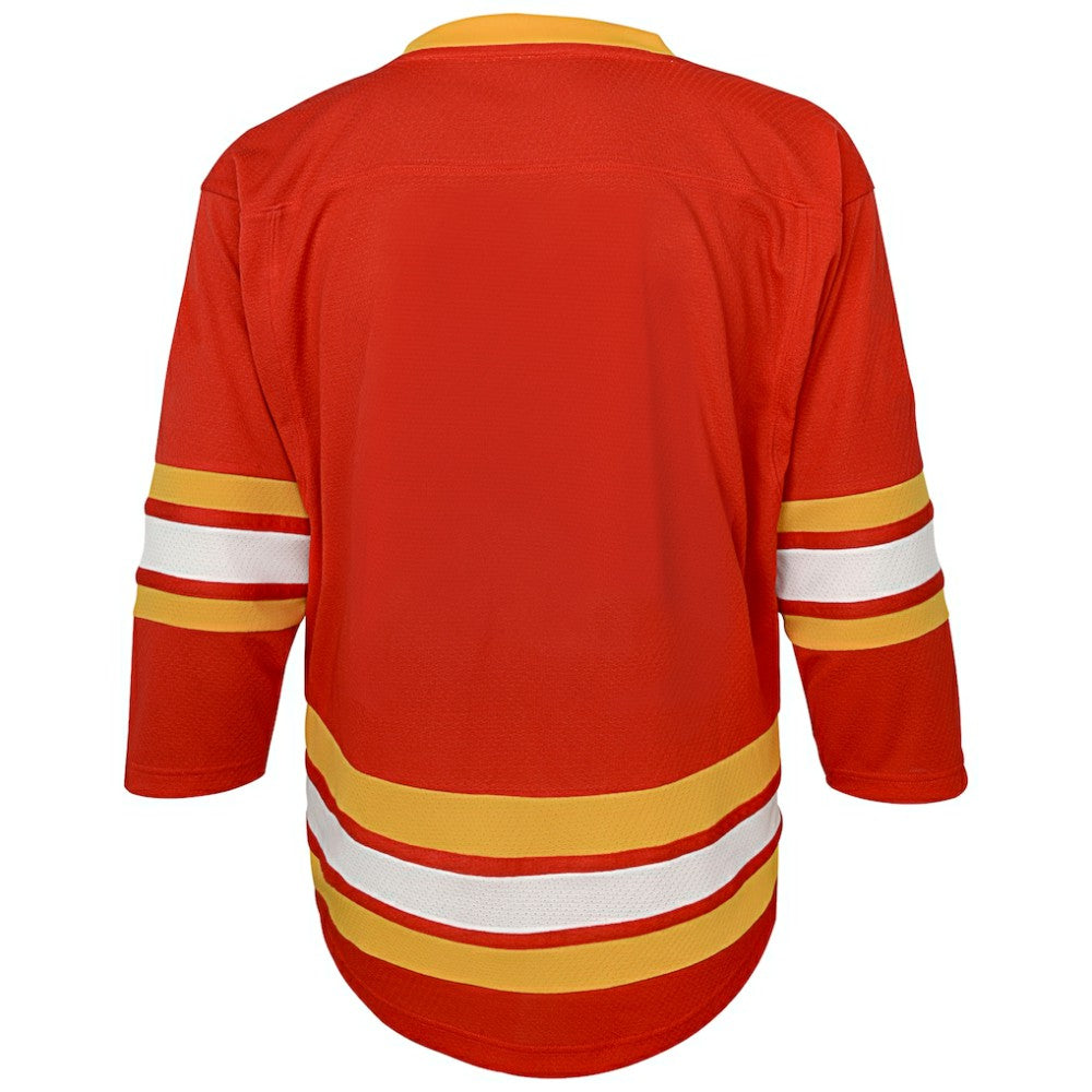 NHL Red Calgary Flames Youth Home Replica Blank Jersey