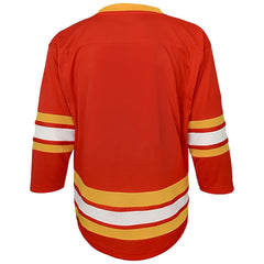 NHL Red Calgary Flames Youth Home Replica Blank Jersey