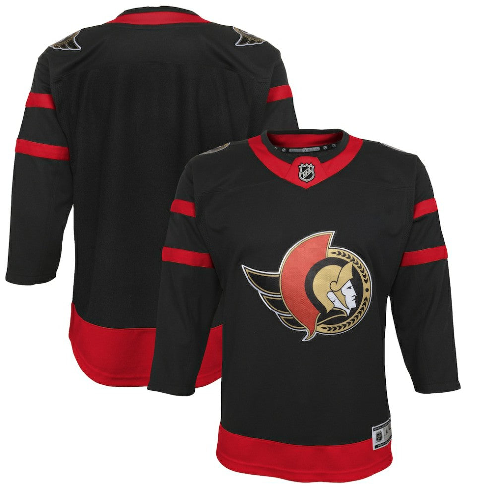 NHL Black Ottawa Senators Youth Home Premier Jersey