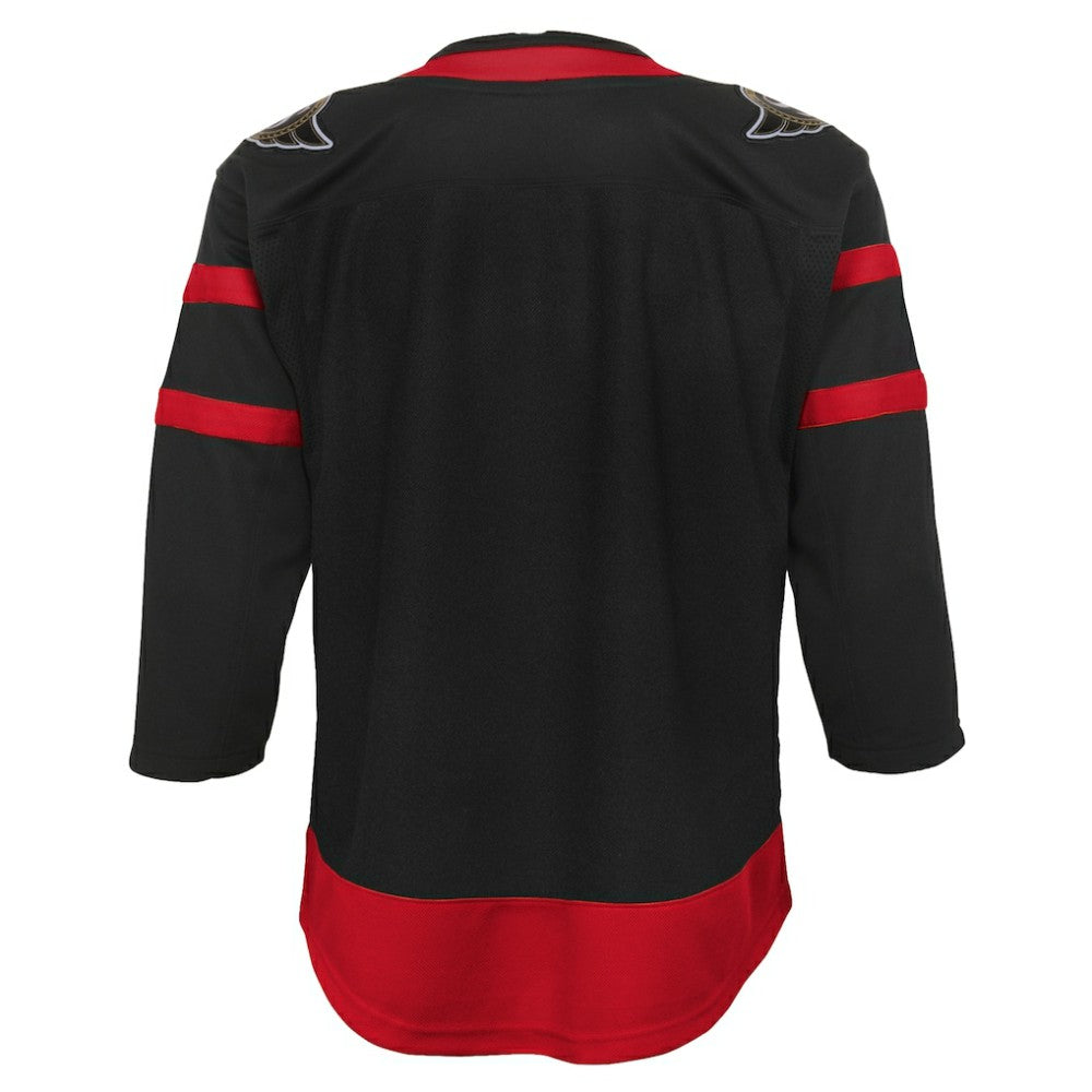 NHL Black Ottawa Senators Youth Home Premier Jersey