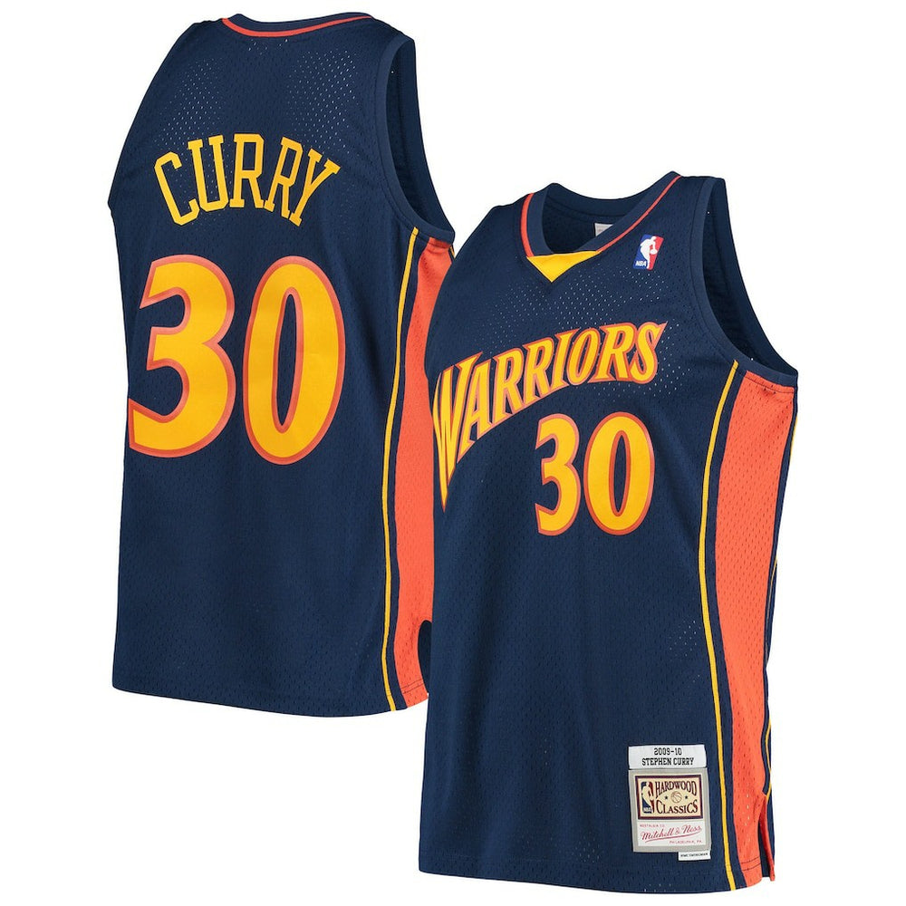 NBA Stephen Curry Golden State Warriors Hardwood Classics Swingman Jersey sale
