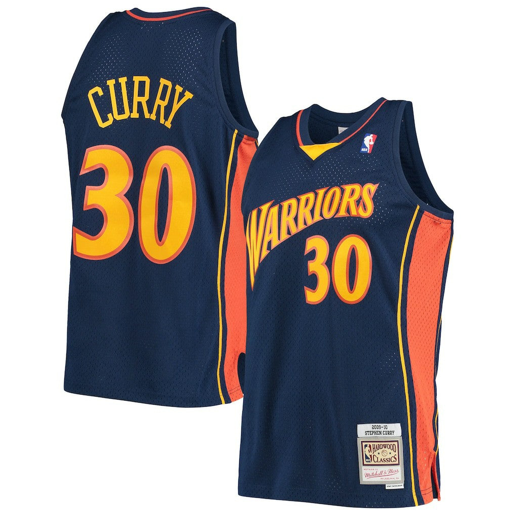 NBA Stephen Curry Golden State Warriors Hardwood Classics Swingman Jersey sale