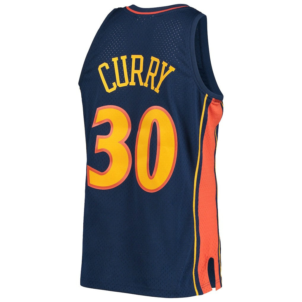NBA Stephen Curry Golden State Warriors Hardwood Classics Swingman Jersey sale